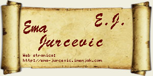 Ema Jurčević vizit kartica